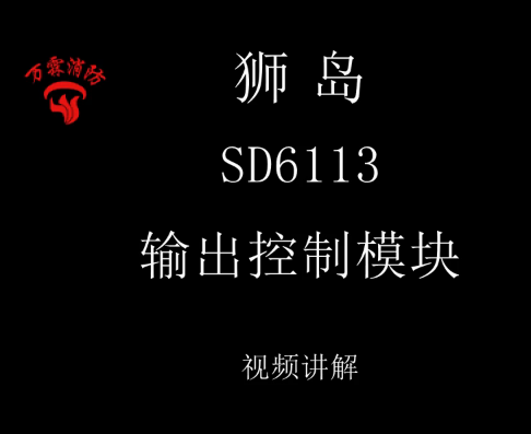 獅島 SD6113輸出控制模塊講解視頻