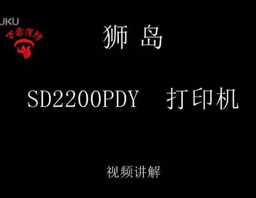 獅島 SD2200PDY打印機(jī)介紹視頻